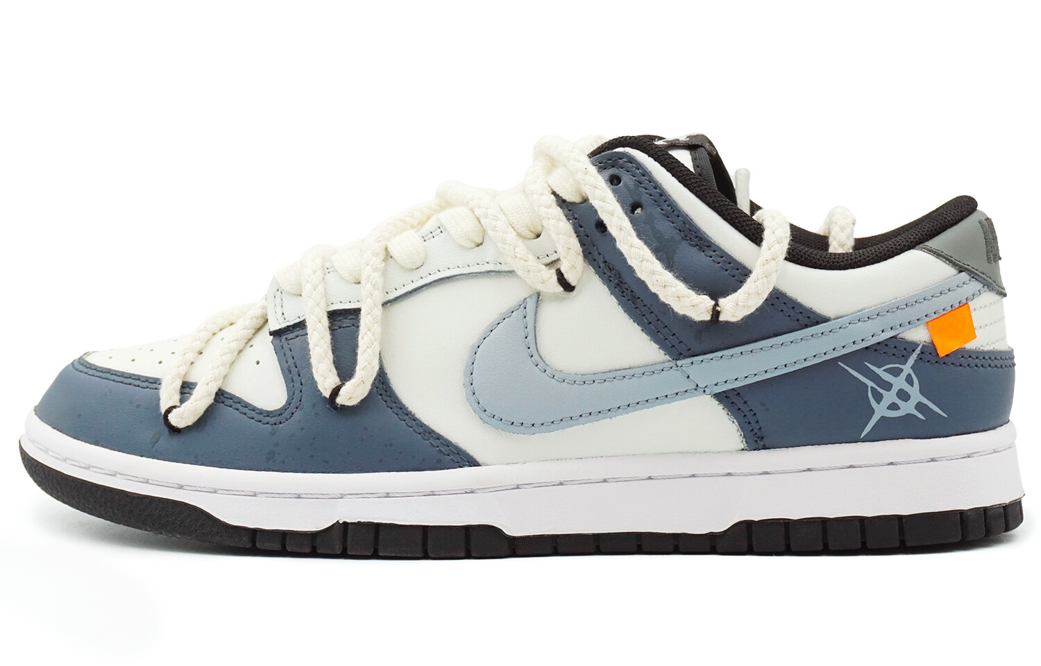 

Кроссовки Nike Dunk Skateboard Shoes Men Low-Top White Blue