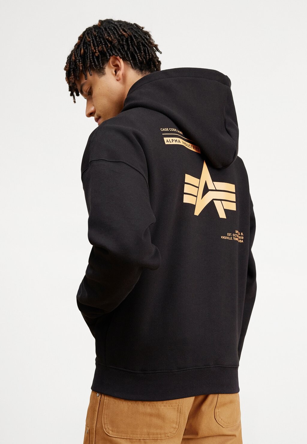 

Толстовка LOGO HOODY Alpha Industries, цвет black