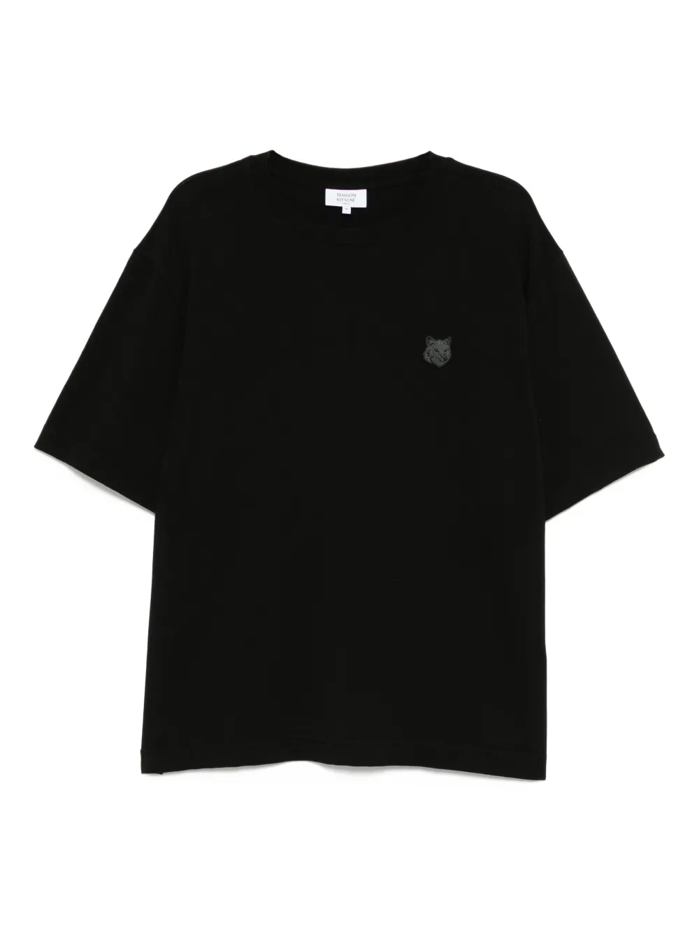 

Футболка с нашивкой Bold Fox Head Maison Kitsuné, черный