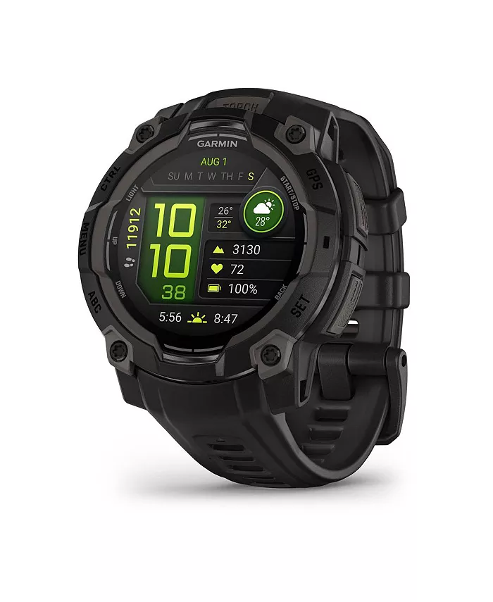 

Часы Instinct 3, 45mm AMOLED, Black/Black Garmin, черный
