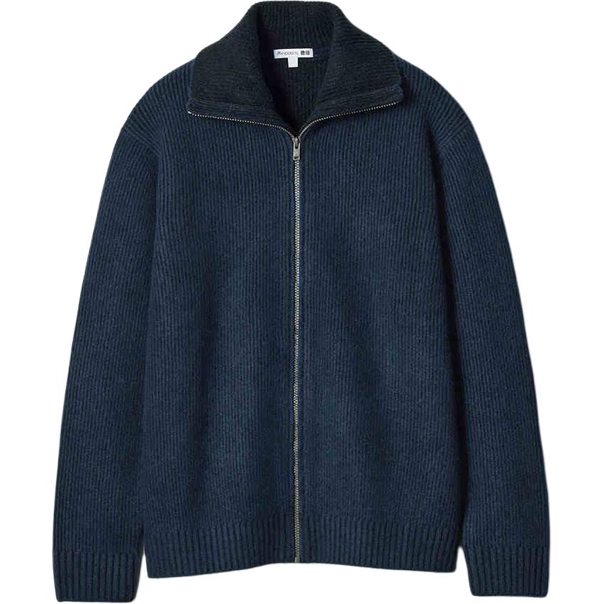 UNIQLO Jw Anderson x JWANDERSON совместный джемпер мужской 69 navy blue — фото 3