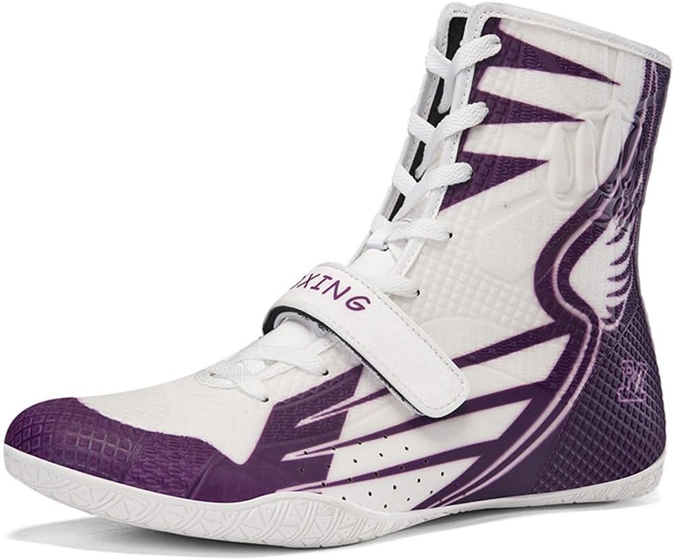 

Борцовки для мужчин, высокие профессиональные боксерские ботинки, боевые, противоскользящие, прочные, дышащие, для пауэрлифтинга, бодибилдинга и тяжелой атлетики Hiuzylqx, F