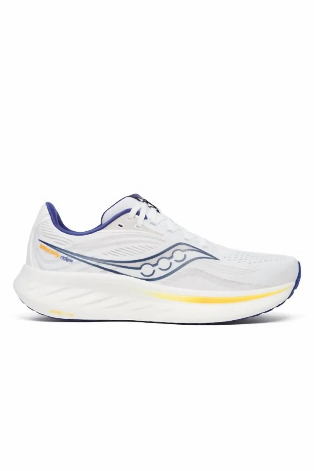 SAUCONY Мужские беговые кроссовки Ride 18 белого/азуритового цвета — фото 2