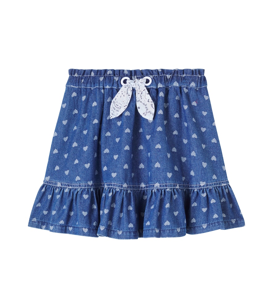 

Джинсовая юбка с принтом Zimmermann Kids, Jacquard Blue