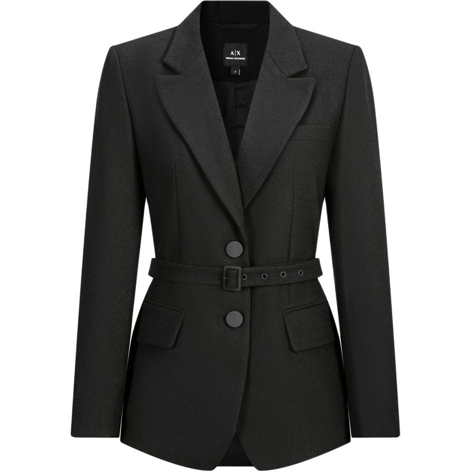 

ARMANI EXCHANGE Женское черное деловое пальто, Black