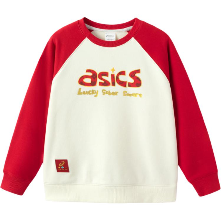 ASICS Свитшот YISHUJIA LIANMINGKUAN Urban Light Trend Ecru для подростков — фото 3