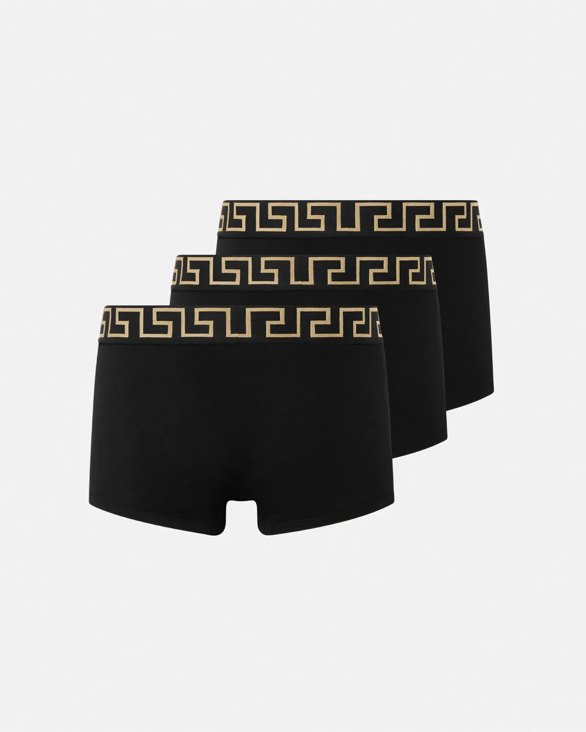 Комплект из трех боксеров с греческим бордюром VERSACE, черный — фото 3