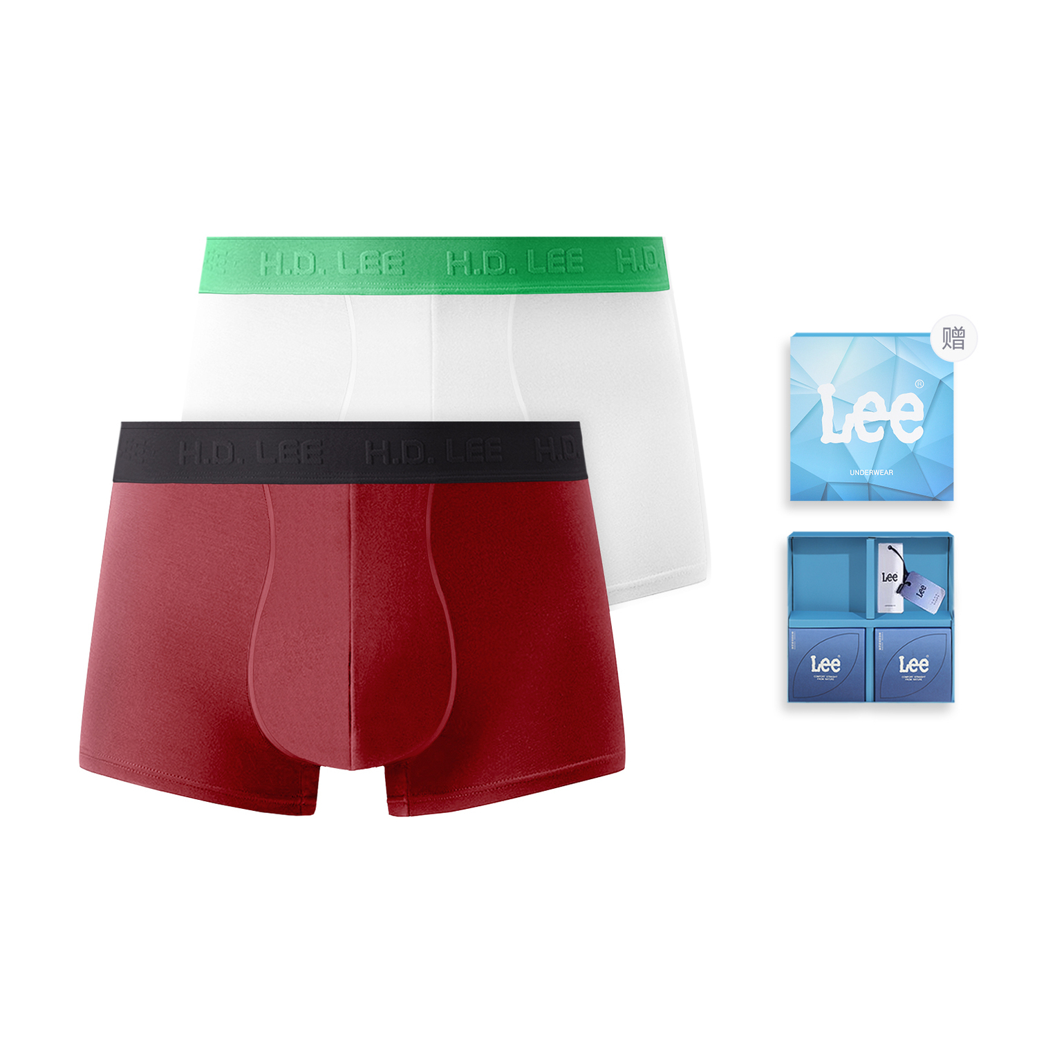 

Galaxy Underwear подарочные наборы мужские 2 шт Lee, красный