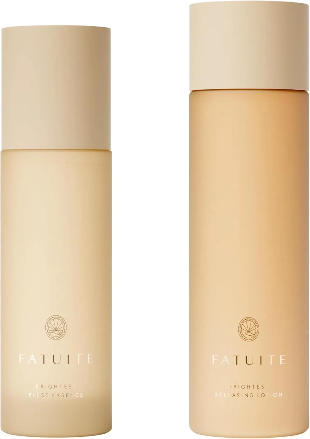 Набор Fatuite — Бустерная сыворотка и лосьон Bright Test First Essence и Release Lotion, 120 мл + 200 мл