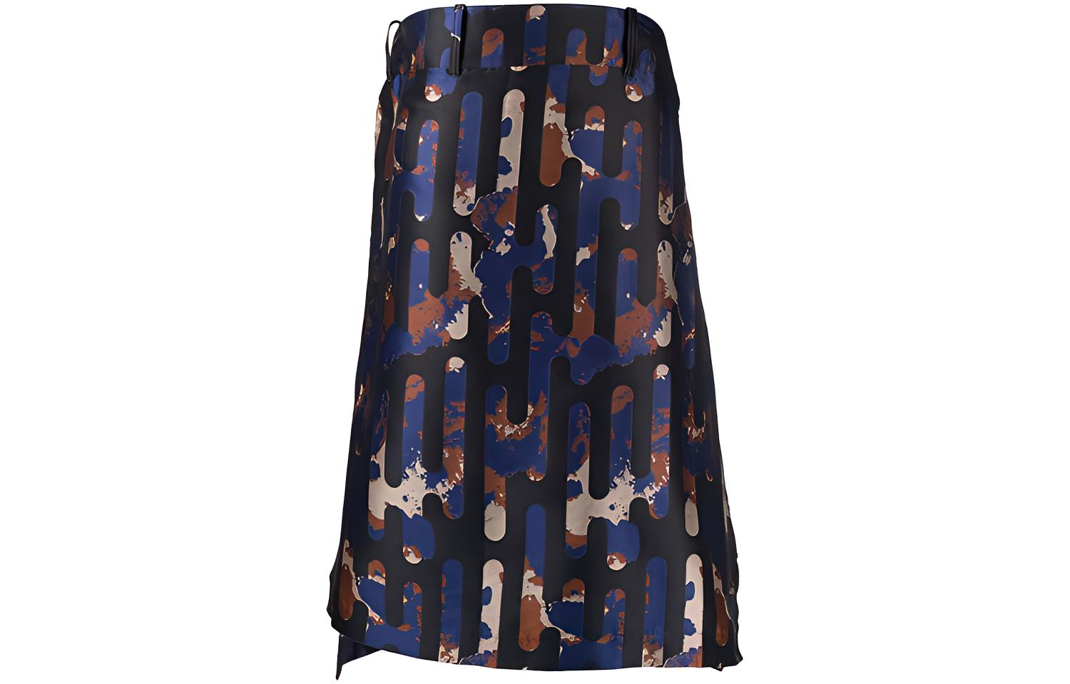

Повседневная длинная юбка женская Y-3, синий