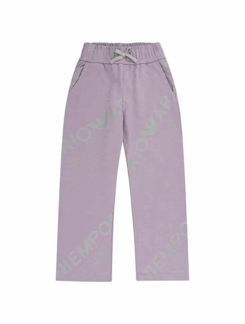 

Спортивные брюки с монограммой EMPORIO ARMANI, фиолетовый