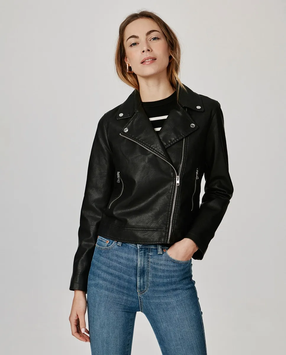 

Женская куртка в байкерском стиле Jack & Jones, черный