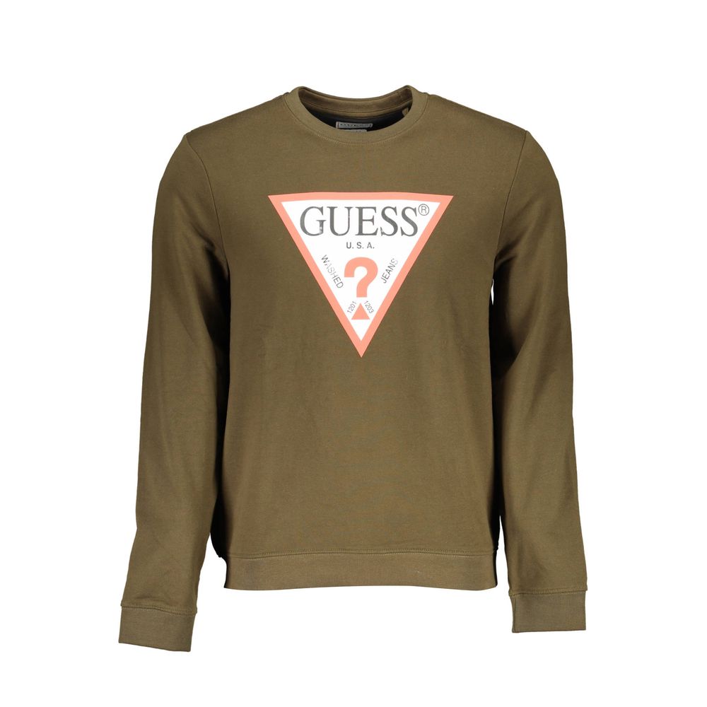 

Зеленый хлопковый свитер Guess Shoes