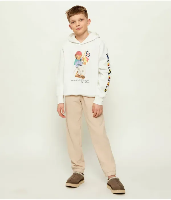 Толстовка regular fit Polo Ralph Lauren, экрю — фото 2