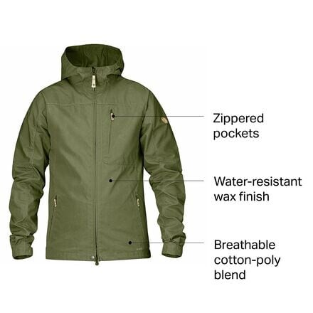 

Куртка Sten мужская Fjallraven, зеленый
