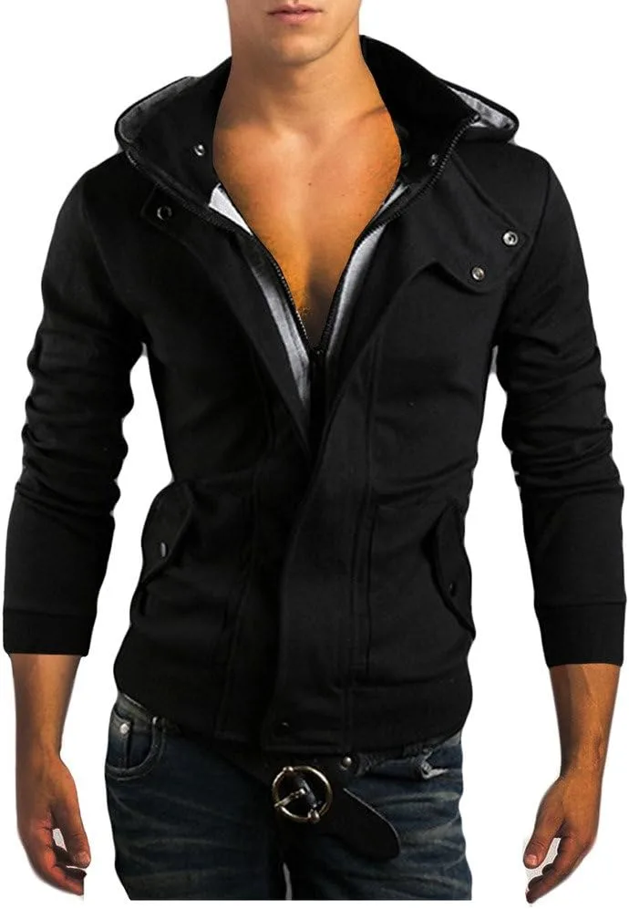 

Мужская худи с карманом на молнии Legou