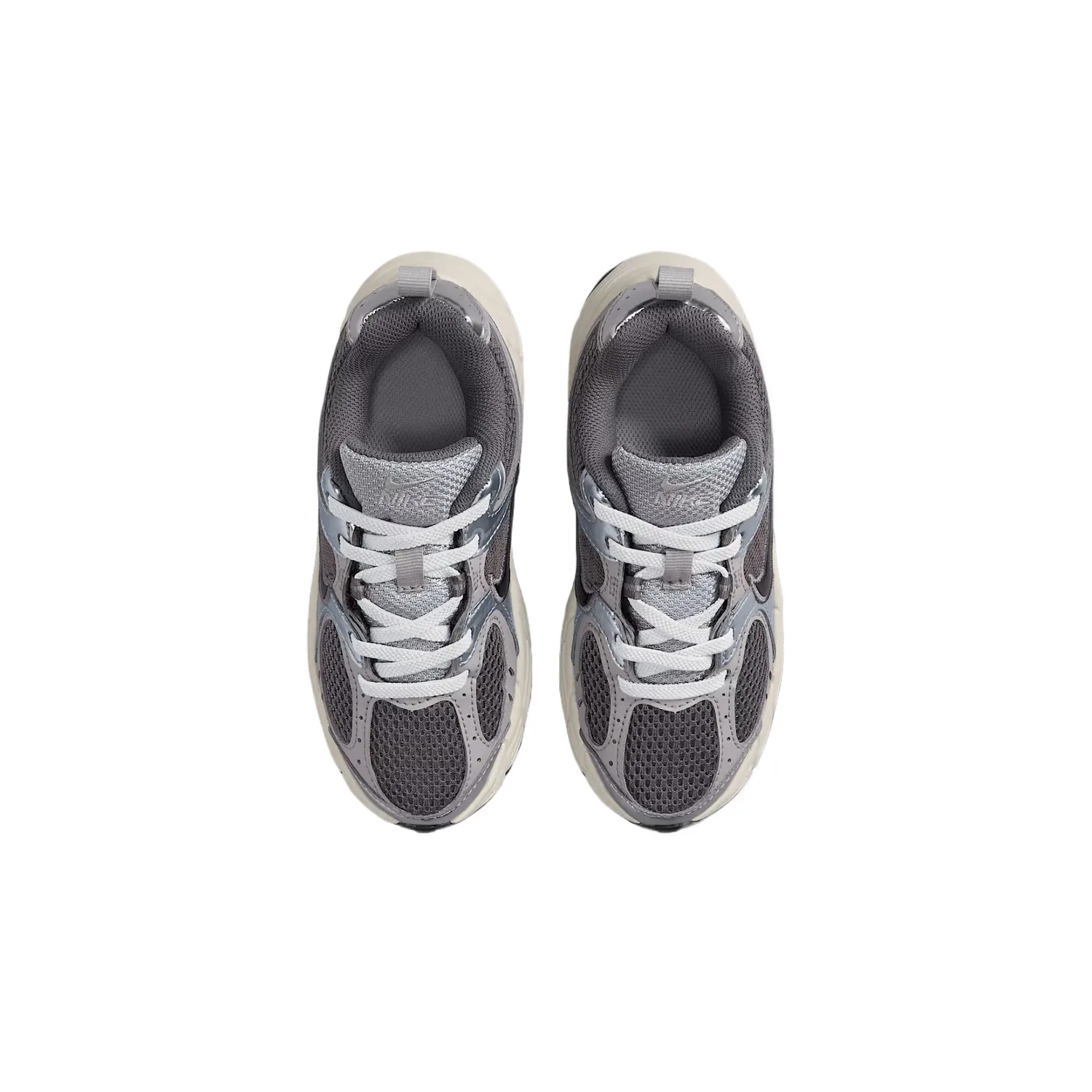 Nike V5 RNR Mesh Abrasion Resistant Low top детские кроссовки для бега Silver Gray Kids' — фото 3