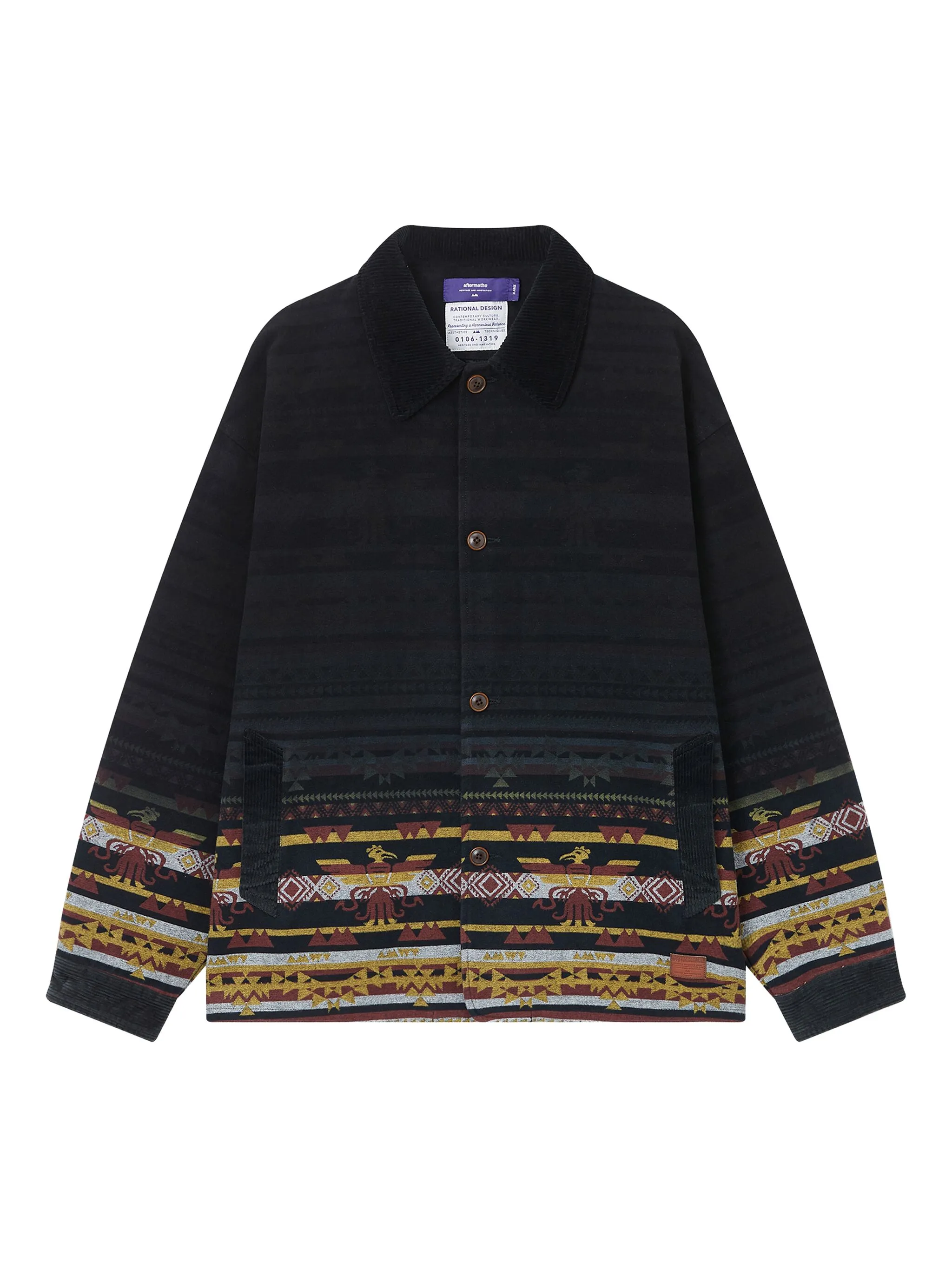 

Вельветовая куртка-рубашка Aftermaths, черный