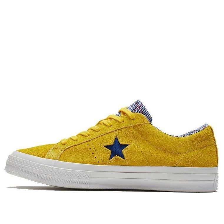 

Кеды Converse One Star Suede Seasonal Colors Ox 'Amarillo/Rush Blue', желтый