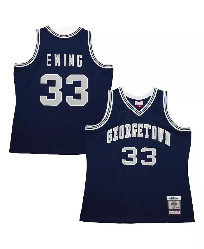 

Мужская футболка Patrick Ewing Georgetown Hoyas 1983/84 в синем цвете Mitchell & Ness