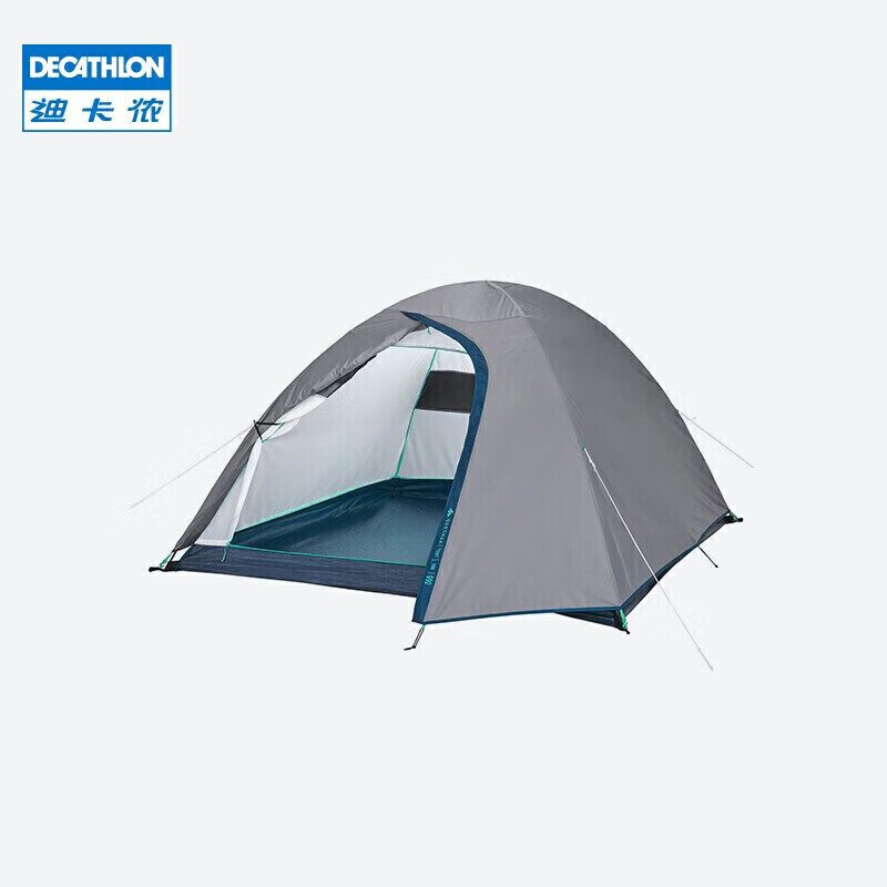 

Decathlon MH100 трехместная палатка для кемпинга на открытом воздухе, экономичный комплект для кемпинга, серый 2758193