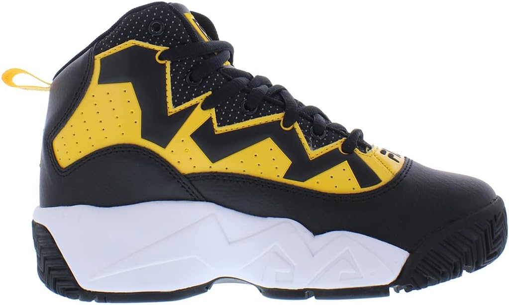 Кроссовки Fila Unisex-Child Kid's Fila Mb, черный/желтый — фото 3