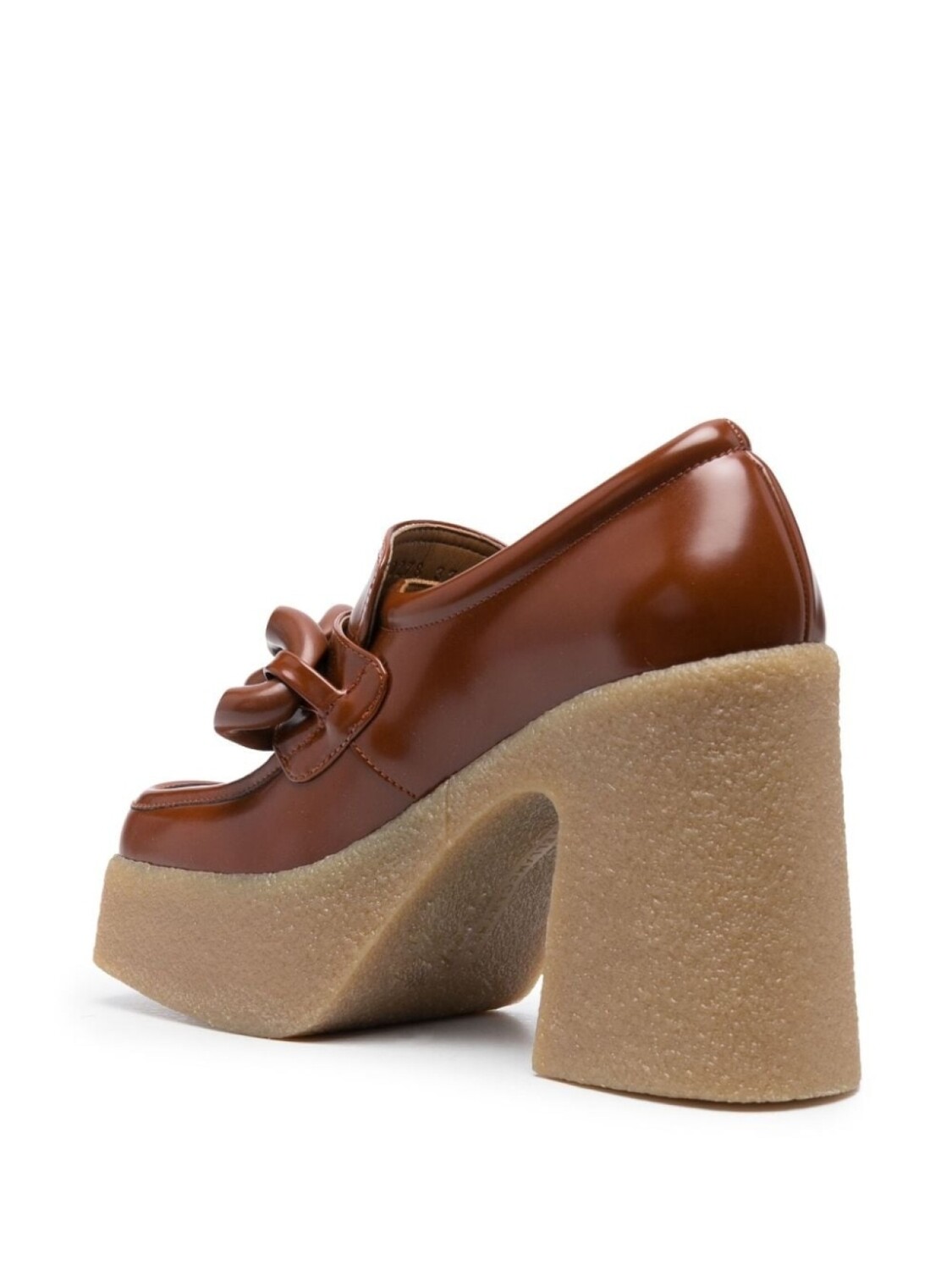 Stella McCartney туфли Skyla 110 с квадратным носком, коричневый — фото 3