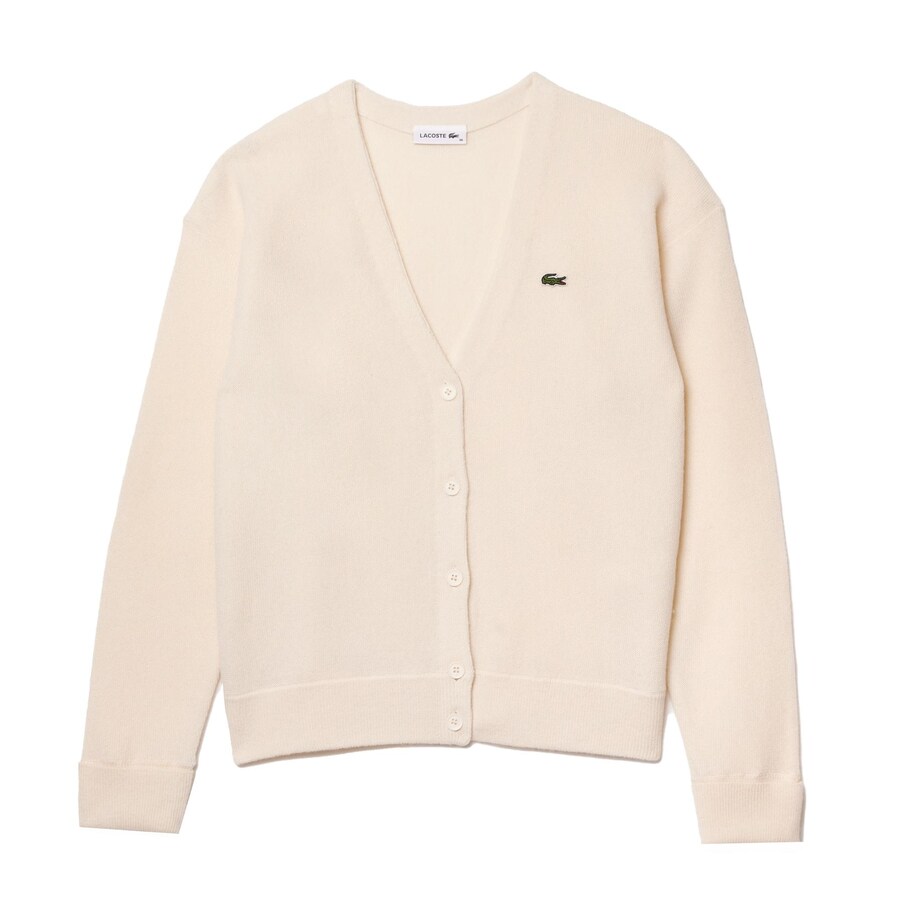 

Вязаный кардиган LACOSTE Knit Cardigan, бежевый