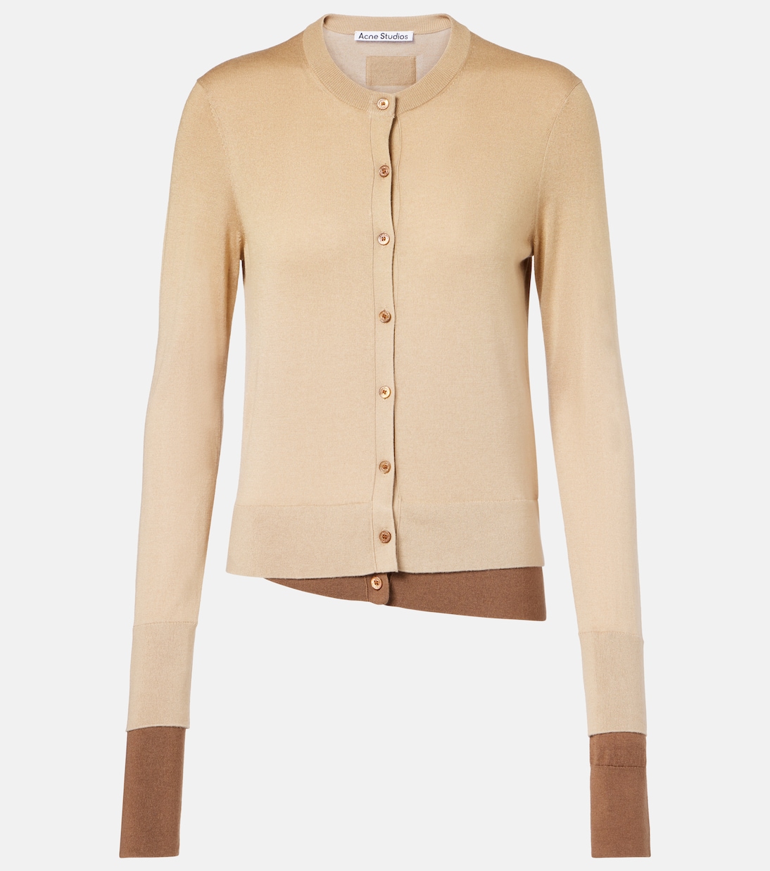 

Кардиган из шелка, шерсти и кашемира Acne Studios, Sand Beige