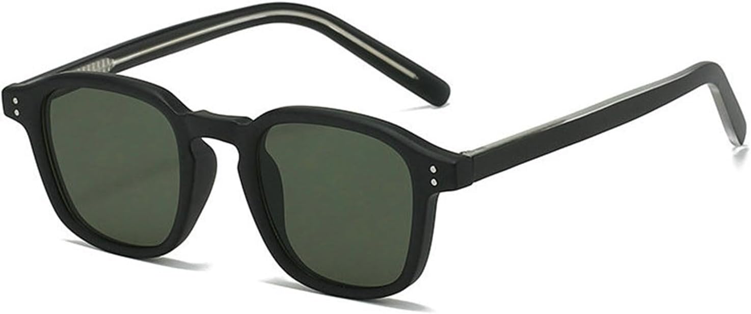 

Женские солнцезащитные очки Helena Fashion овальной формы, роскошные, в стиле ретро, ​​с заклепками, мужские темно-зеленые, с защитой от УФ-излучения UV400, квадратные, для вождения, C2