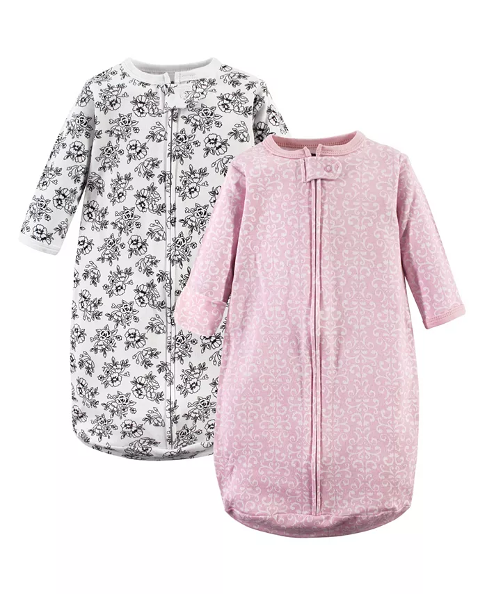 

Детский спальный мешок Hudson для девочек из хлопка с длинными рукавами Hudson Baby, розовый