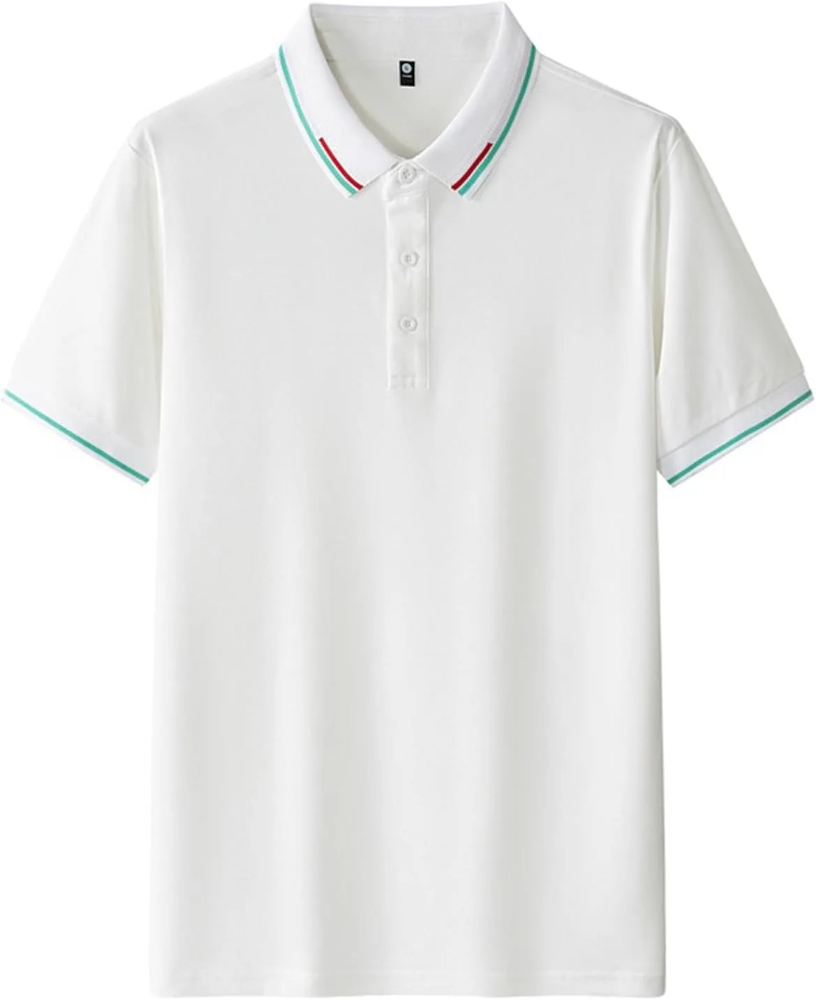 

Мужская футболка-поло с коротким рукавом и отложным воротником