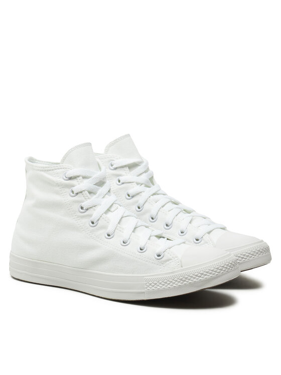 Тканевые кроссовки Chuck Taylor All Star Classic 1U646 Converse, белый — фото 3