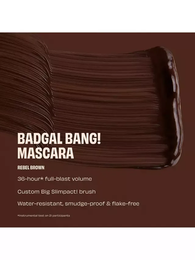 Тушь для ресниц BADgal BANG! для придания объема Benefit, Brown — фото 3