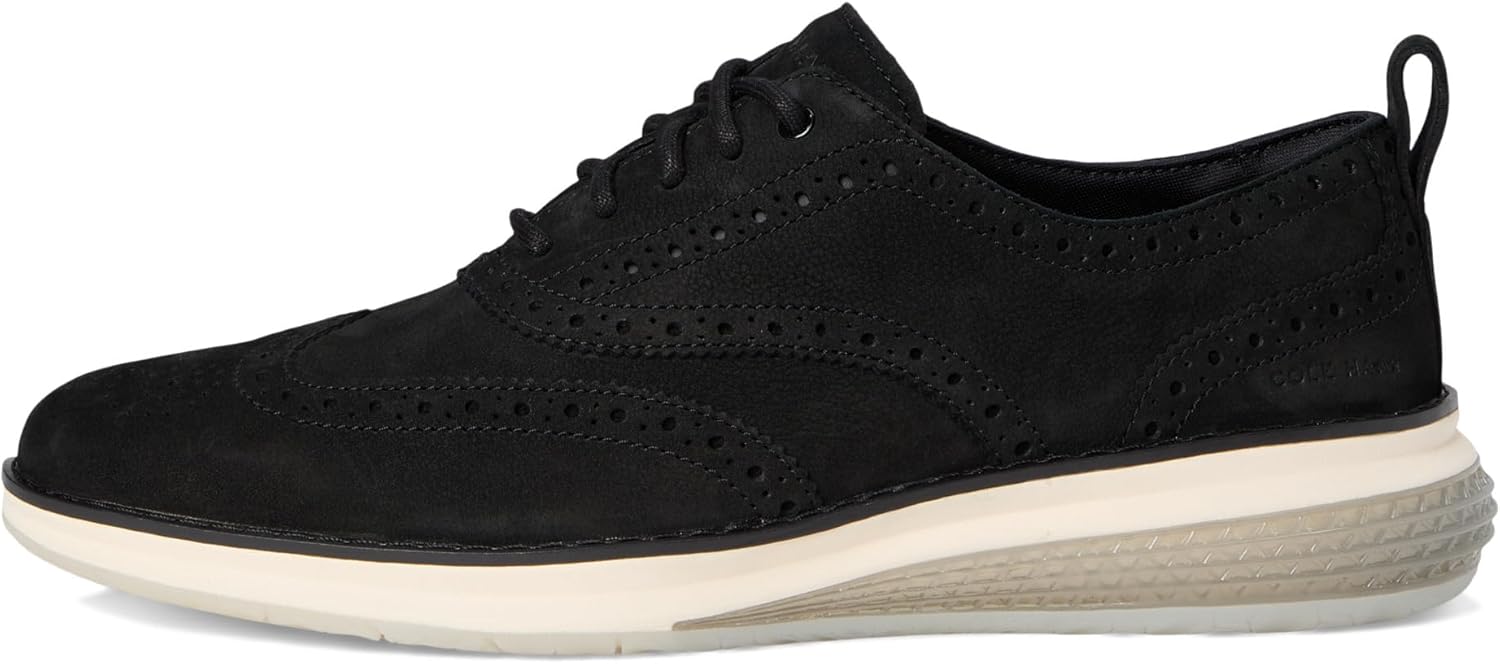 Мужские туфли Cole Haan Originalgrand Energyweave Wingtip, слоновая кость/черный — фото 4