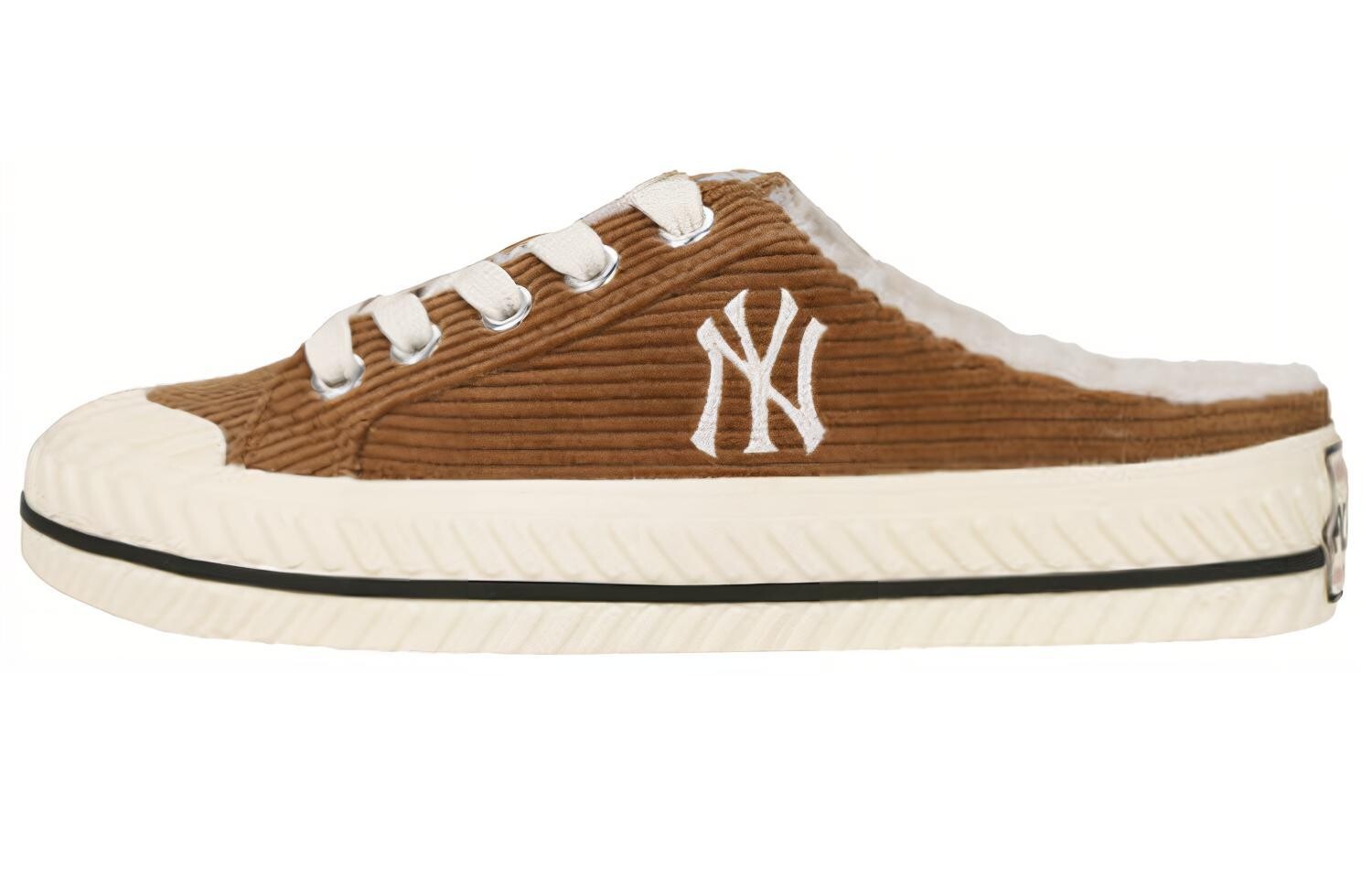 

Playball Mule Canvas Shoes Unisex Low Top Brown Mlb
