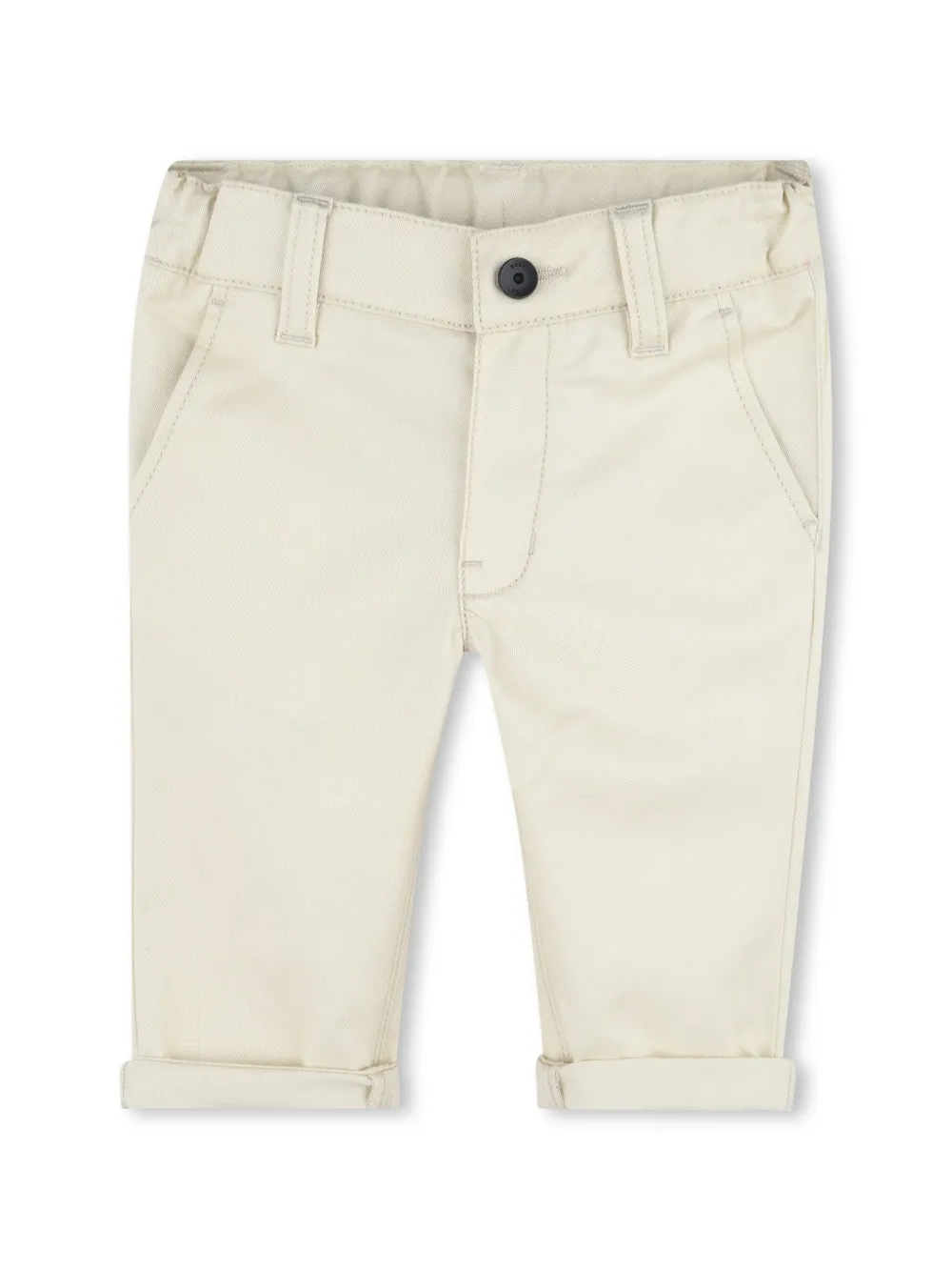 

Брюки чинос с подворотами BOSS Kidswear, нейтральный