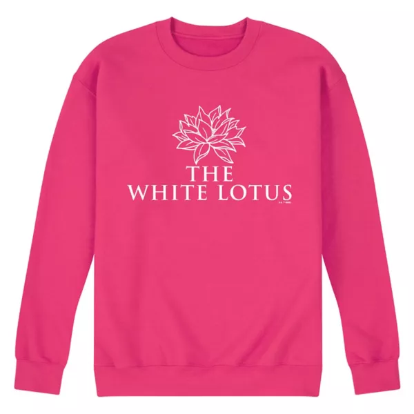 

Мужская флисовая толстовка с логотипом White Lotus Licensed Character, пурпурный