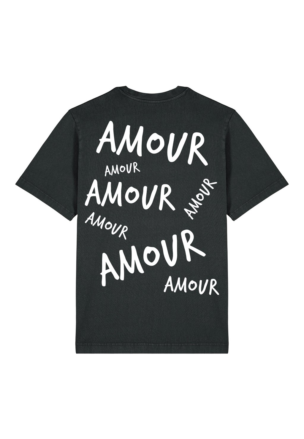 

Футболка с принтом AMOUR 3 BACK HEAVYWEIGHT Mira Paris, цвет Washed Black