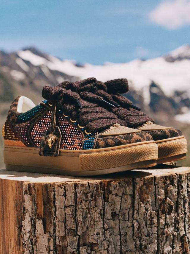 Кроссовки Southbank Tag Kurt Geiger London, Dark Brown/Multi — фото 3