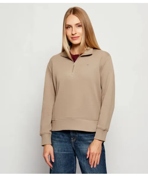 

Толстовка с изображением щита Relaxed fit Gant, бежевый