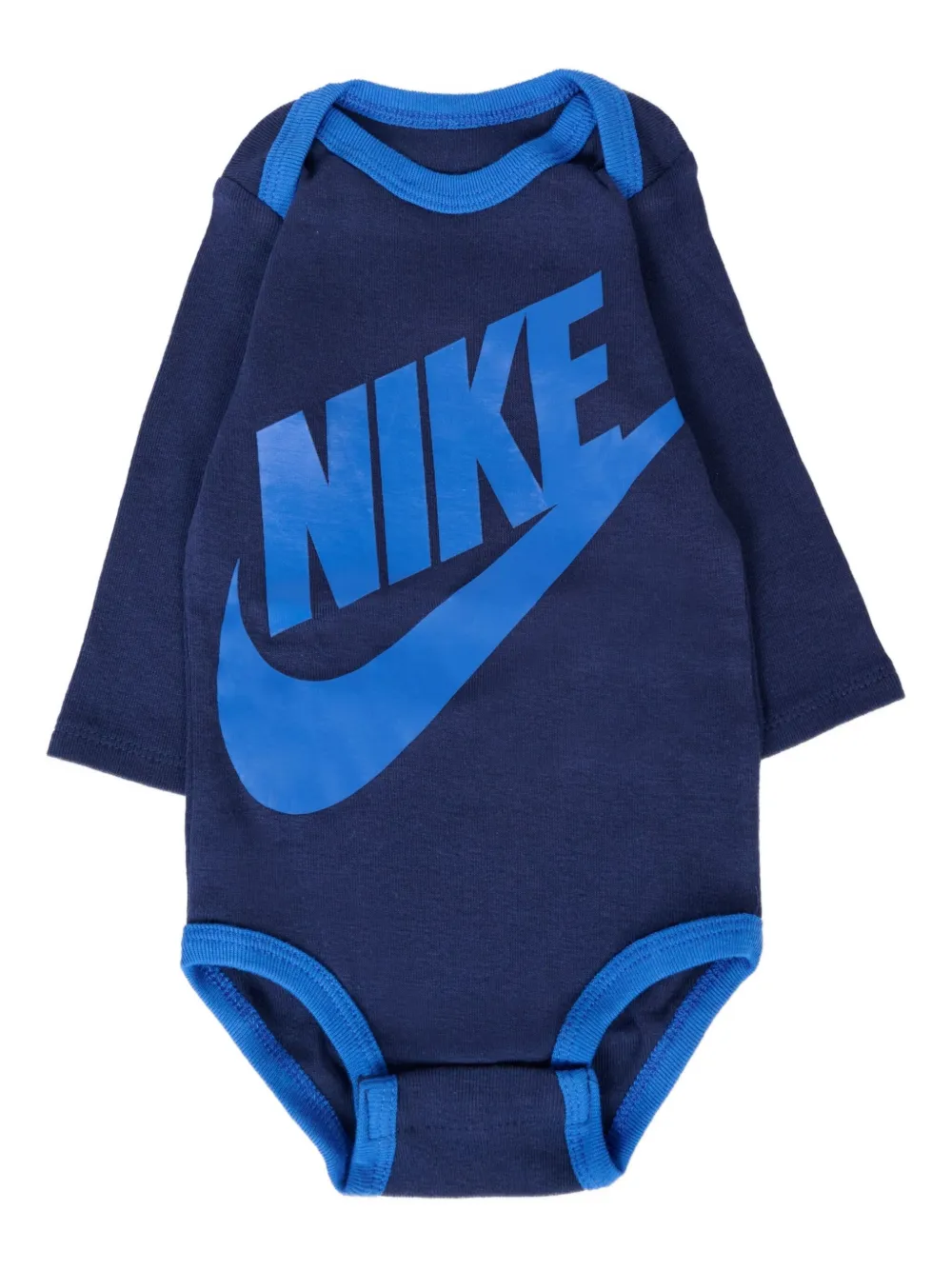 Комплект для малышей с аппликацией логотипа Nike Kids, синий — фото 2