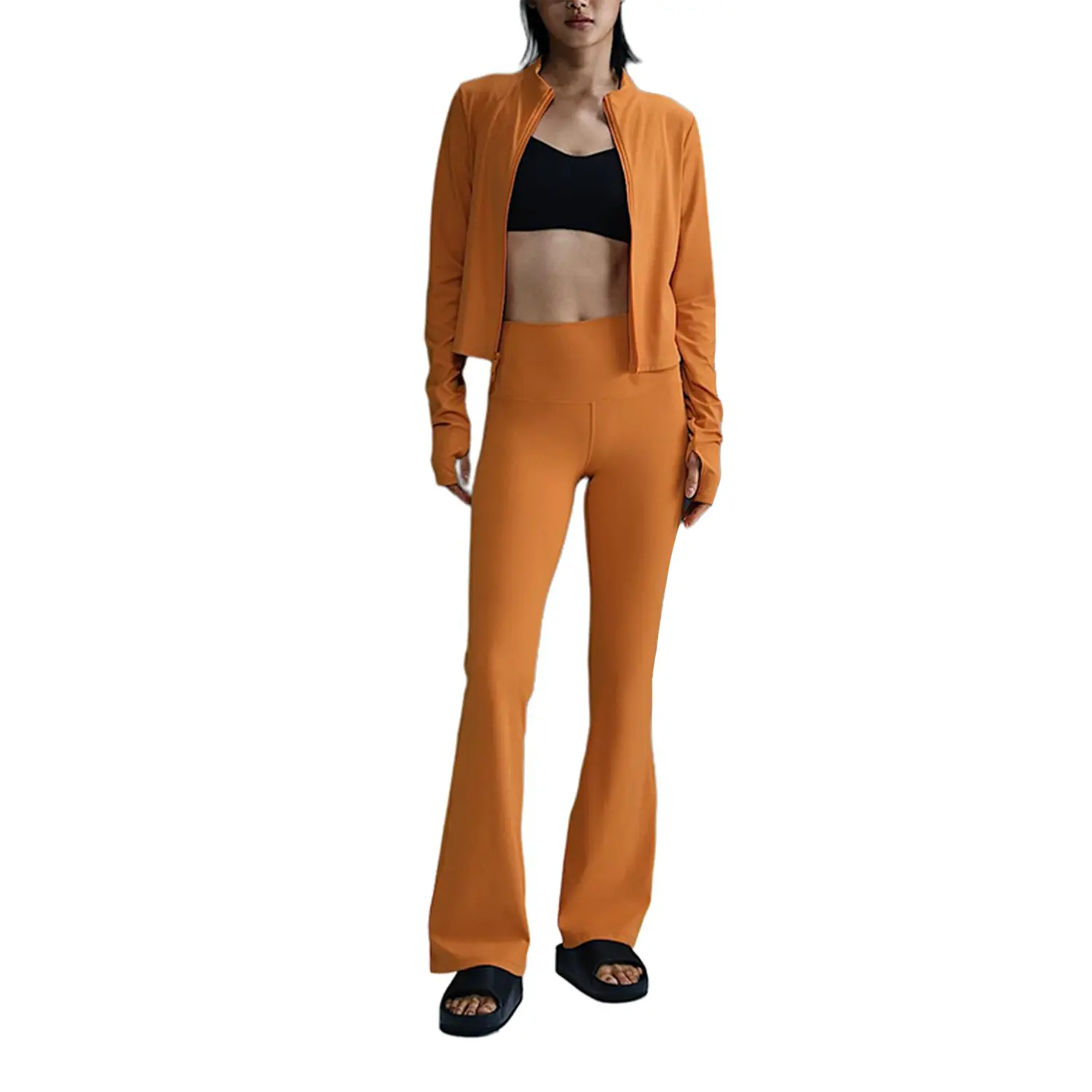 

Спортивные штаны Zenvy для женщин Monarch/Black Nike, оранжевый