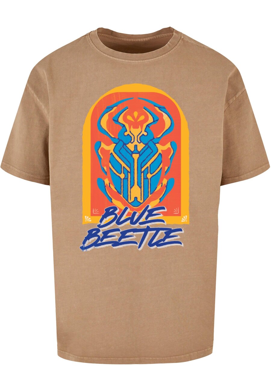 

Рубашка ABSOLUTE CULT Blue Beetle - Beetle, темно-бежевый