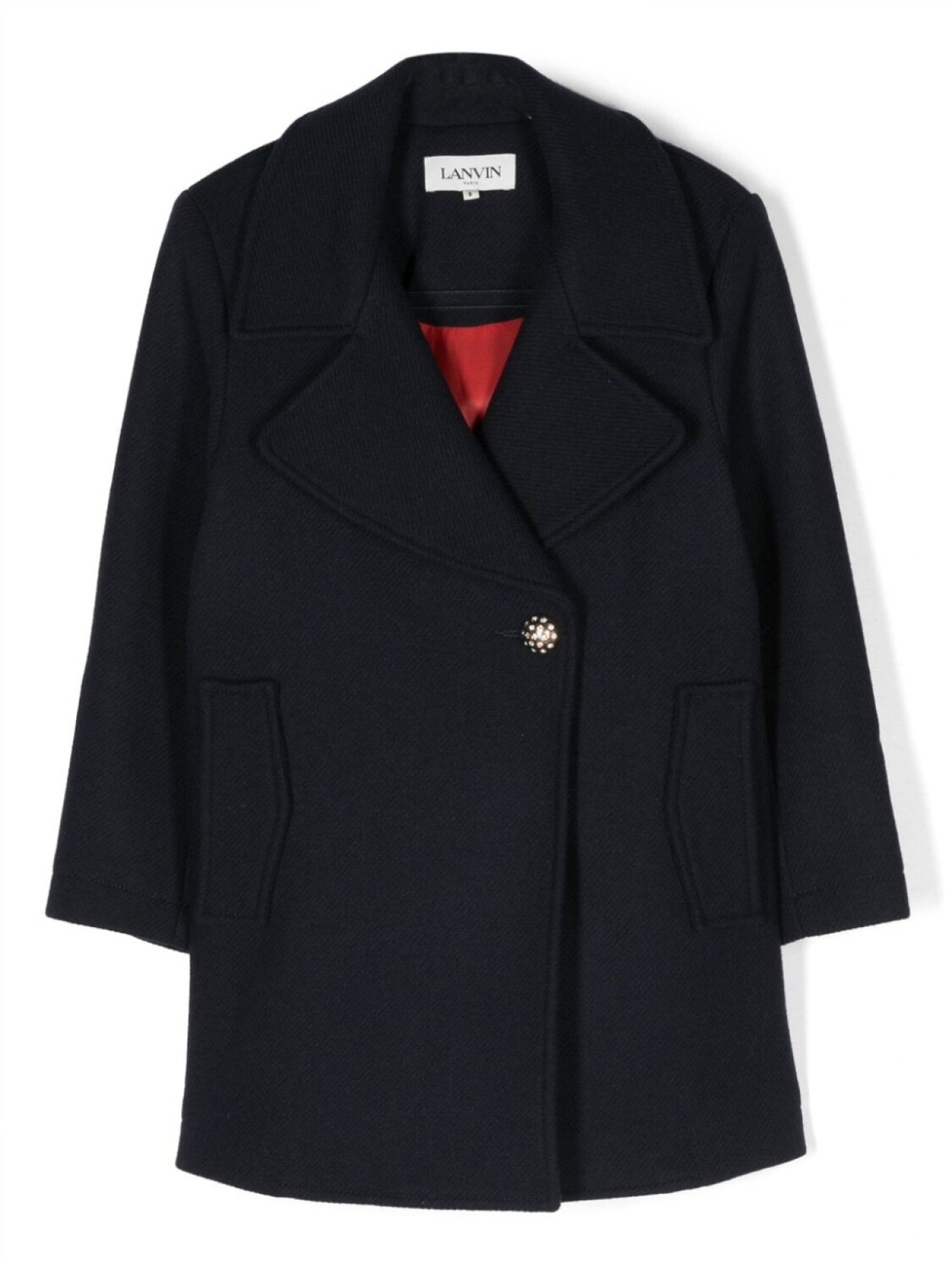 

Lanvin Enfant пальто с логотипом, синий