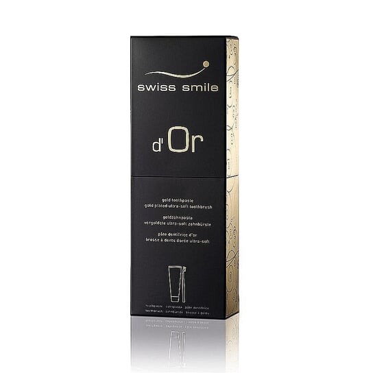Золотой гель и золотая ультрамягкая зубная щетка, 2 шт. Swiss smile, D'Or Toothgel & Toothbrush — фото 4