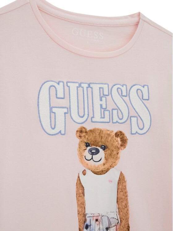 Футболка regular fit J6RI10 K6YW4 Guess, розовый — фото 3