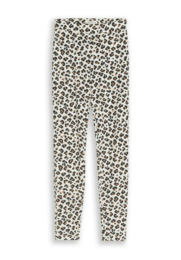Леггинсы mit leomuster брюки Tom Tailor, White Beige Leo Print