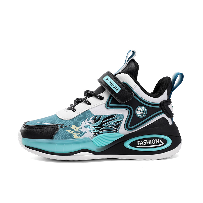 

Детские баскетбольные кроссовки для детей Izumi Chiryū, черный/зеленый