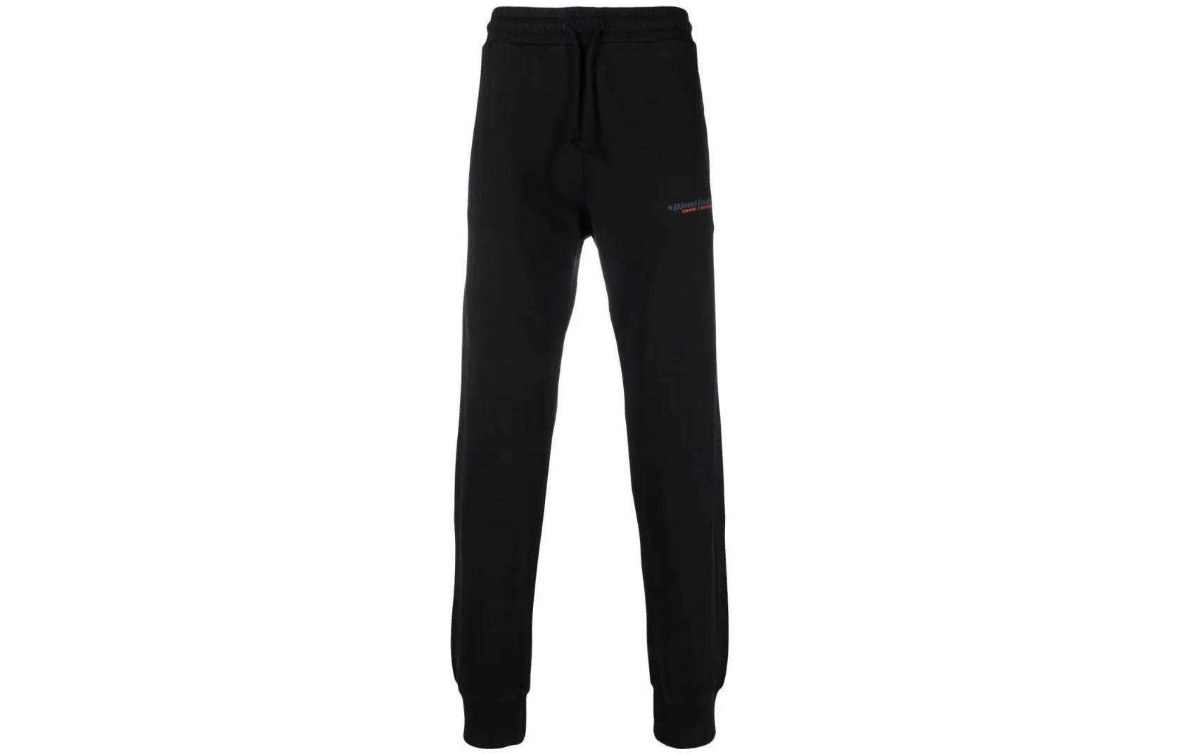 

DIESEL Трикотажные спортивные штаны мужские черные